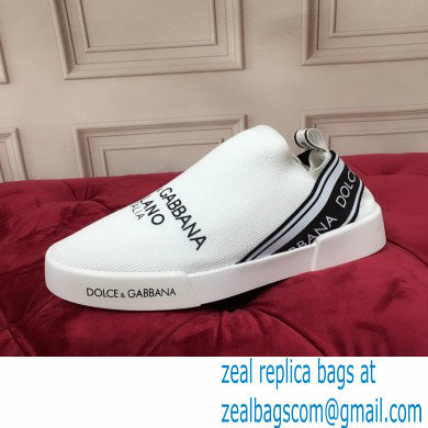 Dolce  &  Gabbana Slip On Sneakers with Logo 07 2021